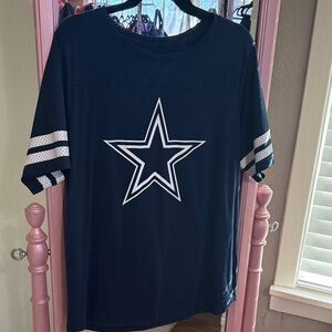 NFL Dallas Cowboys Navy Star Logo Jersey T-Shirt